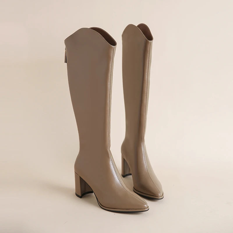 Winter Knee High Boots