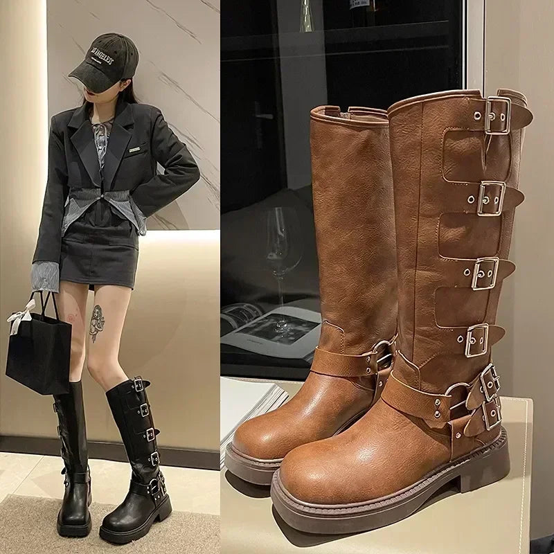 Woman Knee High  Elegant Boots